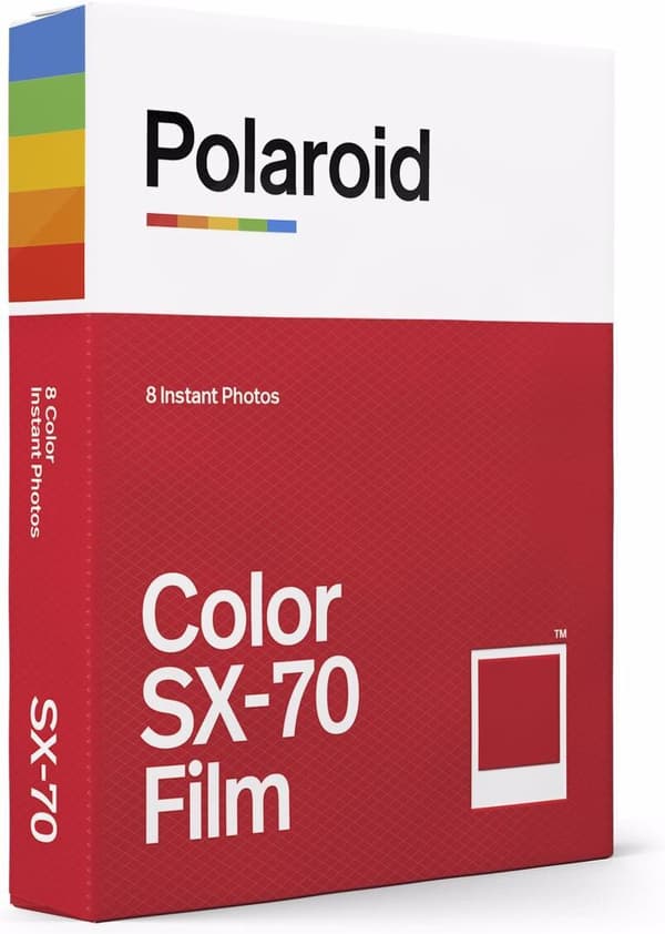 Polaroid SX-70 film, farverig