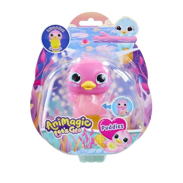 Animagic Let's Glo Näbbdjur, rosa