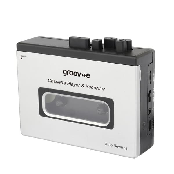 Groov-e PS530SR bärbar kassettbandspelare med Bluetooth