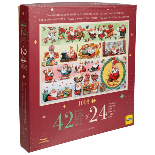 Mauri Kunnas pusseladventskalender, Jultomtar