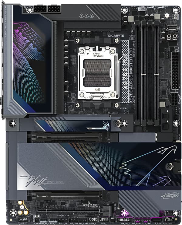 Gigabyte X870E AORUS MASTER X3D ATX-moderkort
