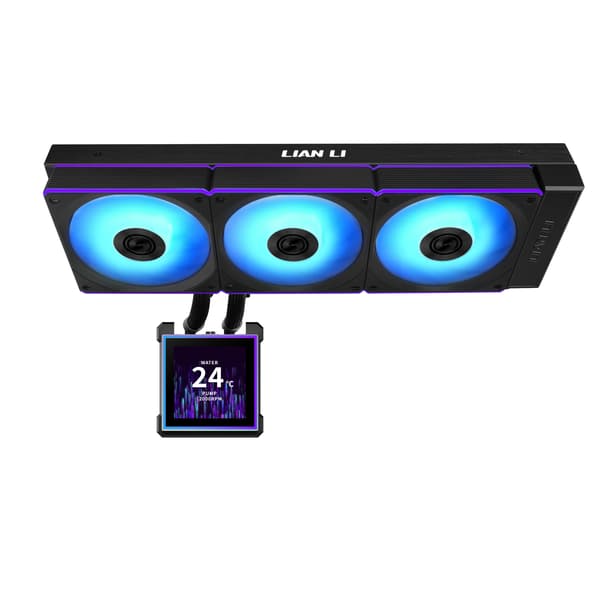 Lian Li Hydroshift II LCD-S, 360CL Wireless vätskekylningssystem, svart