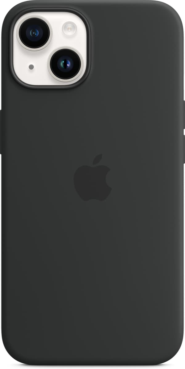 Apple iPhone 14 silikonfodral med MagSafe, midnatt