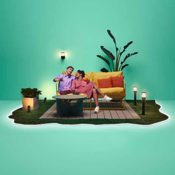 WiZ Udendørs RGBW LED-strips, 5 m, kit