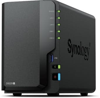 Synology DS225+ 2-bay nätverkslagringsserver