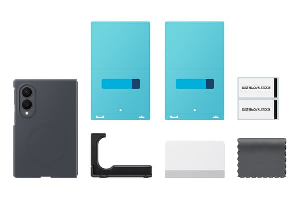 Samsung Galaxy Fold8 Silikon Magnet Qi2 skyddsfodral, grå