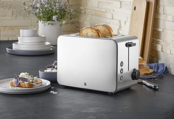 WMF Stelio Edition brödrost för 2 skivor, rostfritt stål