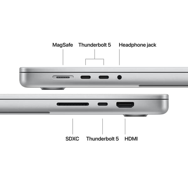 Apple MacBook Pro 16" M5 Pro 48 GB, 2 TB bärbar dator, silver