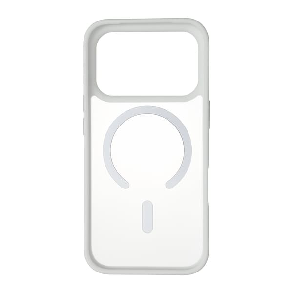 FoneKit MagSafe Soft Touch skyddsfodral, iPhone 18 Pro Max / 17 Pro Max, vit