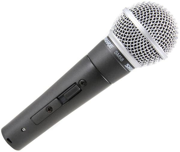Shure SM58SE – dynamisk mikrofon med on/off-strömbrytare