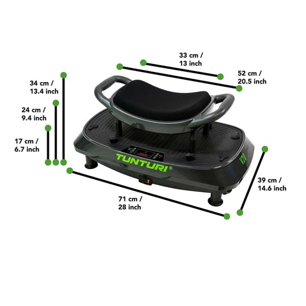Tunturi Cardio Fit V20 Vibrationsplatta