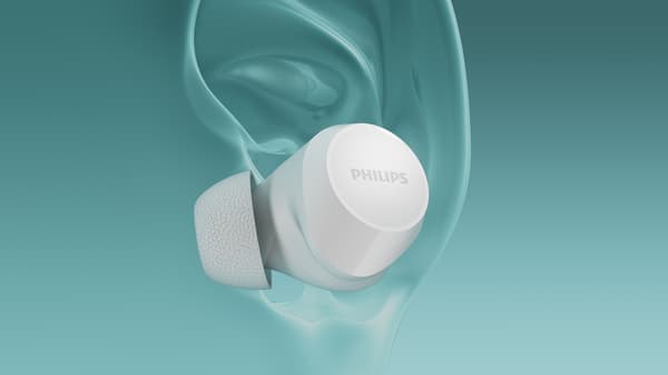Philips TAT1300WT/00 trådlösa öronsnäckor, vit