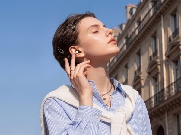 Oppo Enco Clip2 Open trådlösa hörlurar, guld
