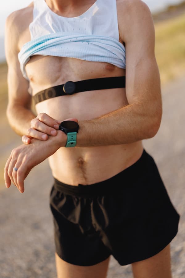 Suunto SHRM2 pulsbälte, svart, XS/S