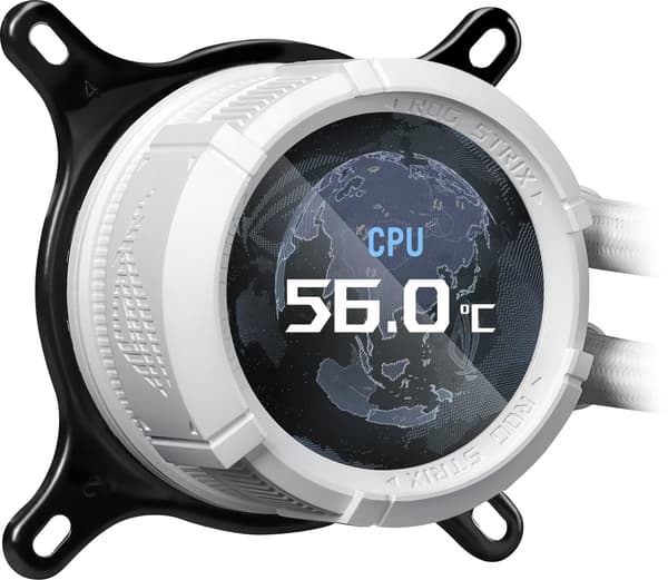 ASUS ROG STRIX LC III 360 ARGB LCD vätskekylningssystem, vit