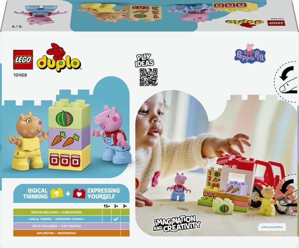 LEGO DUPLO Peppa Pig 10468 Traktor och marknadsstånd