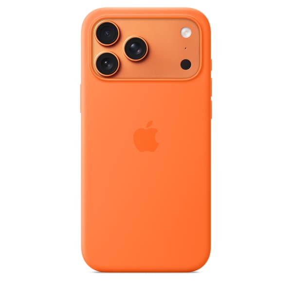 Apple iPhone 17 Pro Max MagSafe-silikonskal, orange