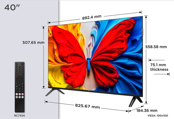TCL 40" S5K Full HD Android QLED TV