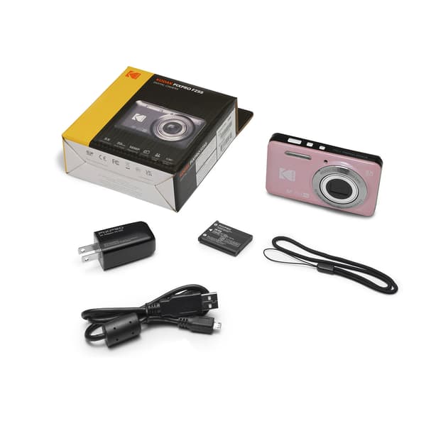 Kodak Pixpro FZ55 digitalkamera, rosa
