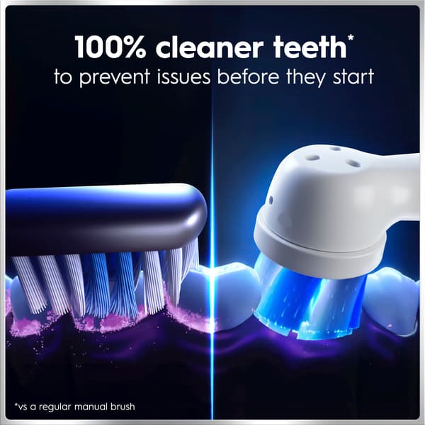 Oral-B iO6 eltandborste, vit + resefodral