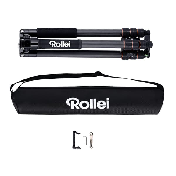 Rollei C6i Carbon trebensstativ, svart
