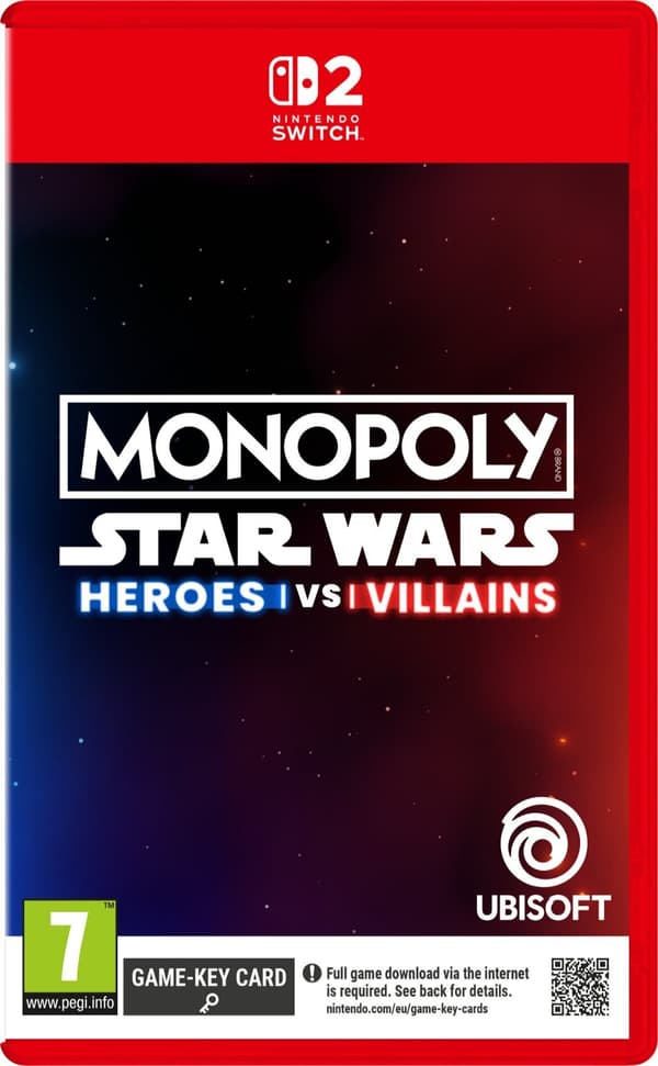Monopol: Star Wars Hjältar vs. Skurkar (Switch2)