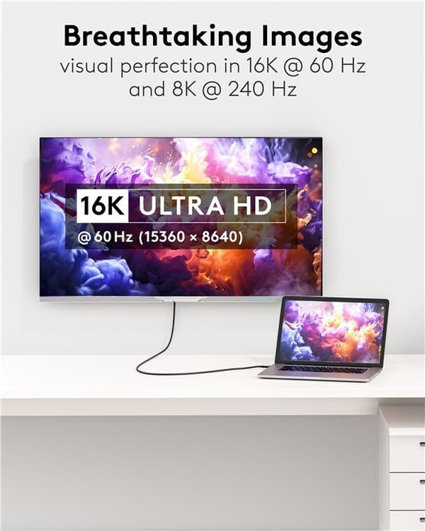 Goobay Ultra96 HDMI-kabel, 16K/60 Hz, 2 m