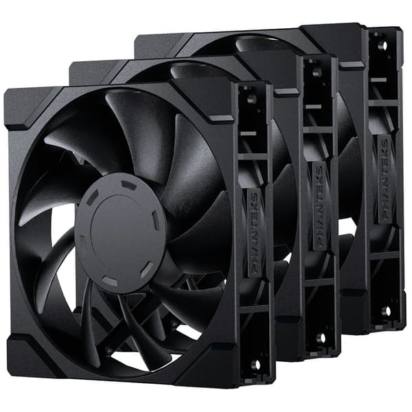 Phanteks M25 Gen2 120 mm PWM-blæser, sort, 3 stk.