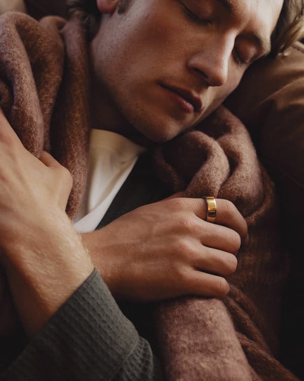 Oura Ring 4 smart ring, Gold, storlek 9