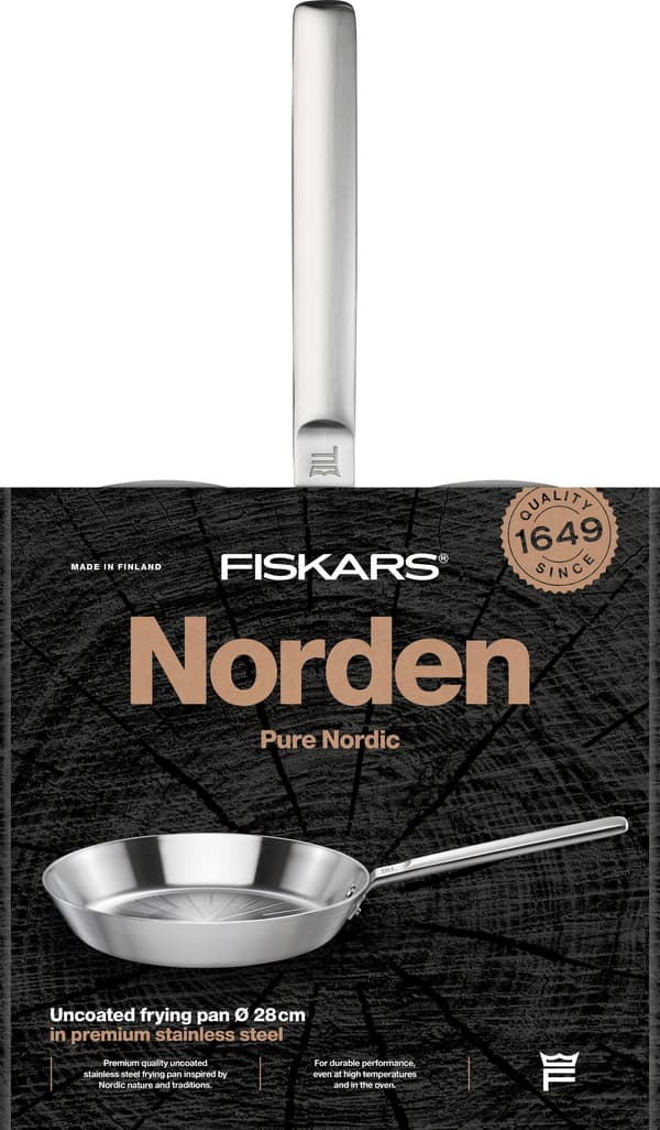 Fiskars Norden -stekpanna, 28 cm, obelagd