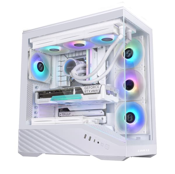 Lian Li Vector V100 ATX-låda, vit