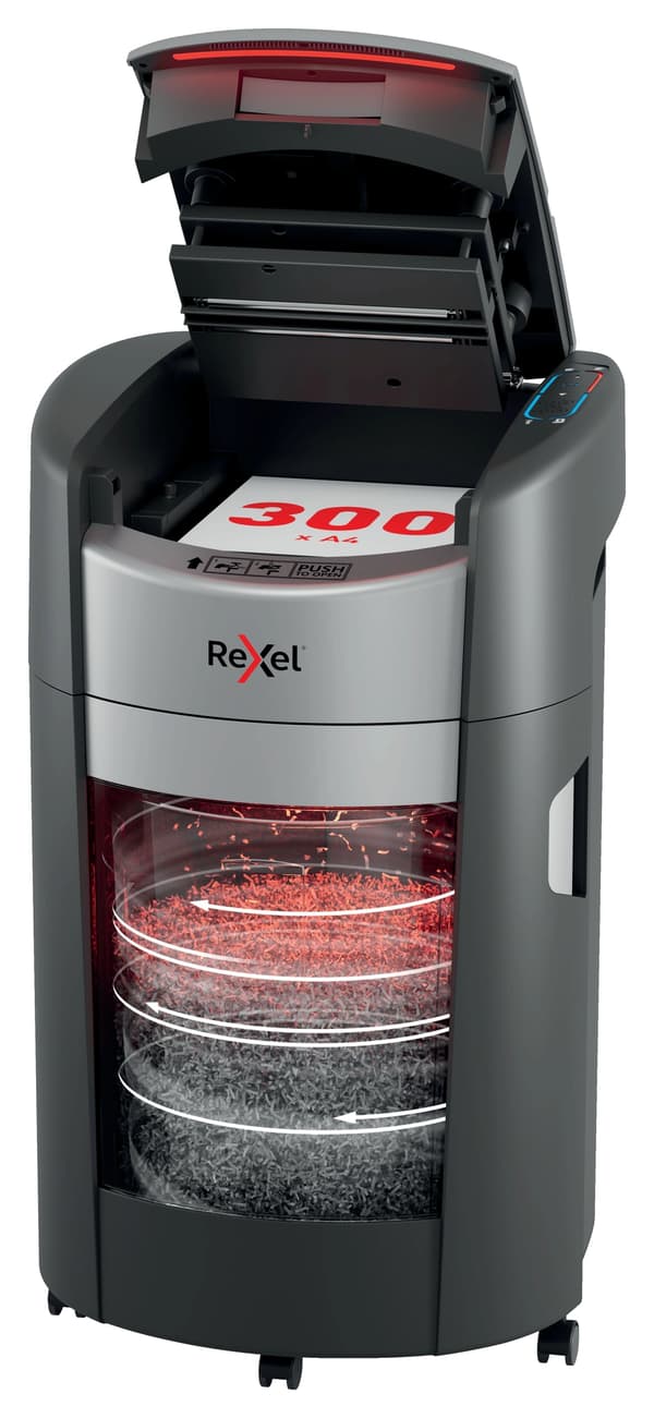 Rexel ShredMax 300M automatisk dokumentförstörare, P5