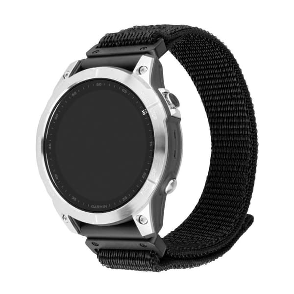 Fast QuickFit nylonrem, 22 mm, sort