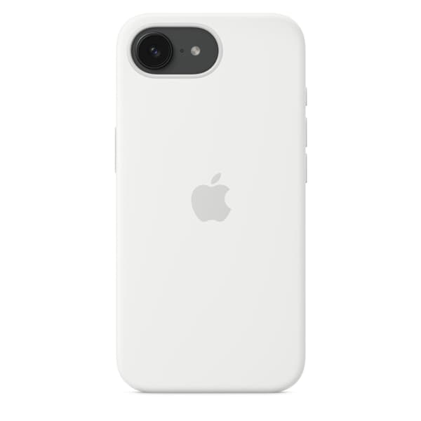 Apple iPhone 16 silikonfodral i silikon, vit (MD3P4)