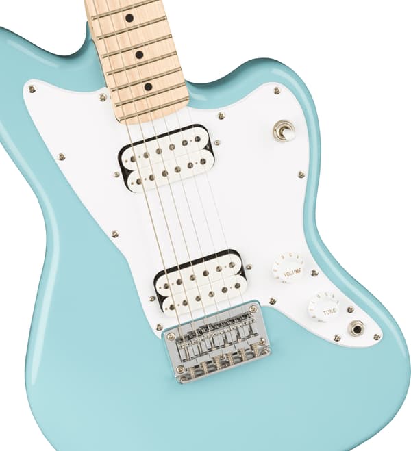 Squier Mini Jazzmaster HH -elgitarr, Daphne Blue