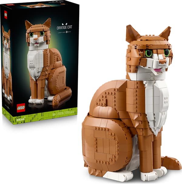 LEGO Ideas 21376 Orange katt