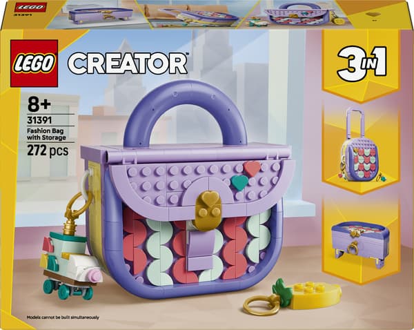LEGO Creator 31391 – Trendig väska och förvaringslåda
