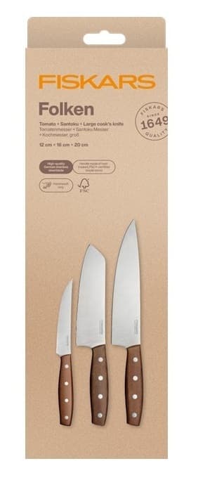 Fiskars Folken Knivset, 3st