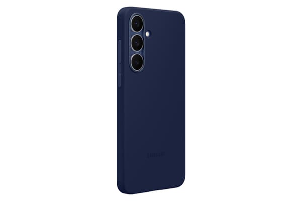 Samsung Galaxy S25 FE silikonfodral, mörkblå