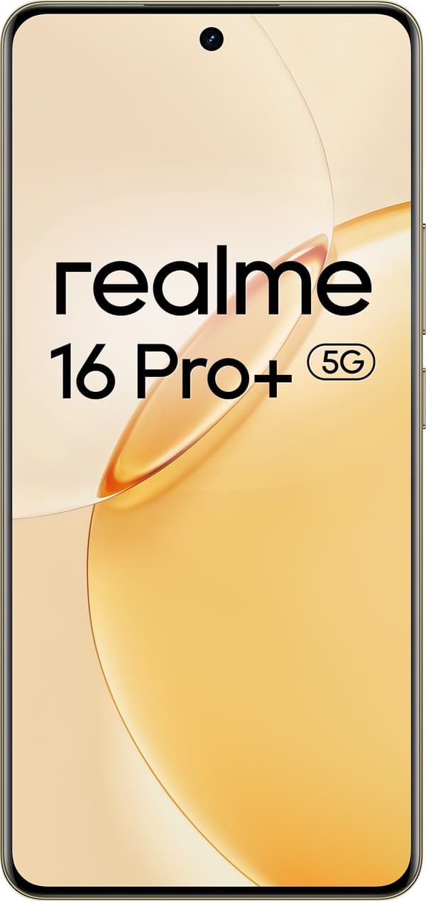 realme 16 Pro+ 5G telefon, 256/8 GB, guld