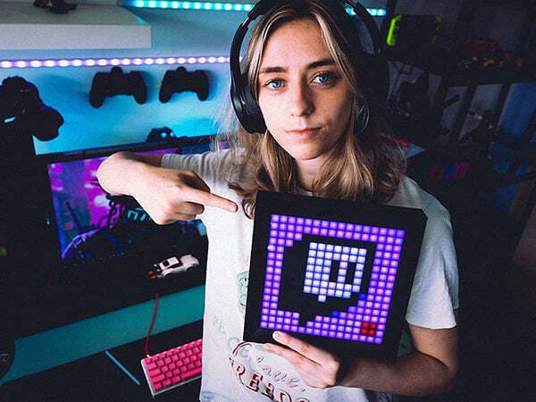 Divoom Pixoo Pixel Art LED-fotoram