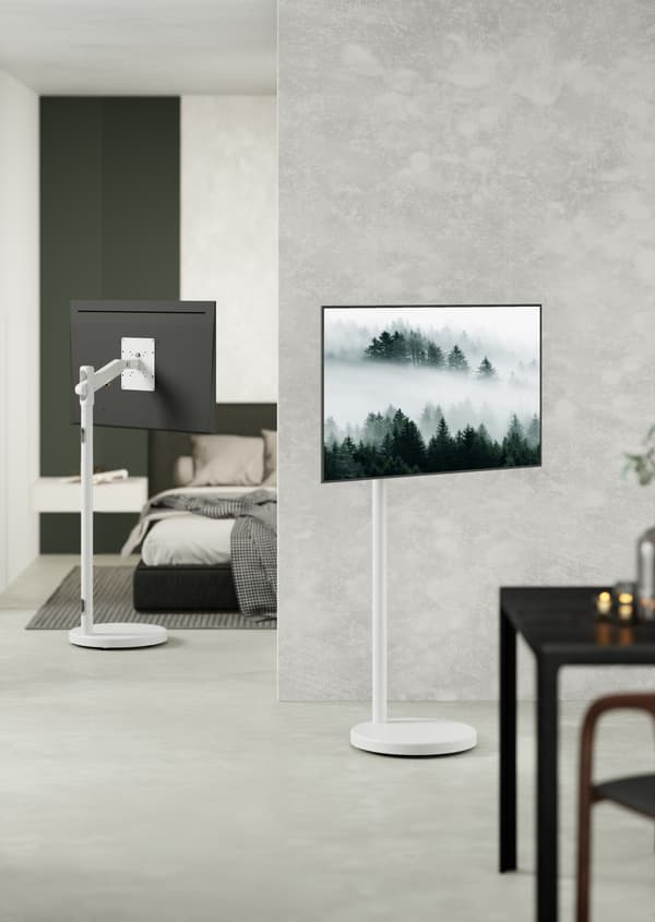 Mozi Art Series FS-8 golvstativ för 17–43" TV, svart