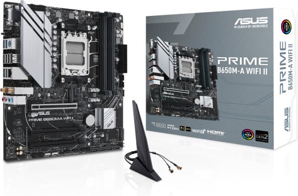 ASUS PRIME B650M-A WIFI II -mATX moderkort