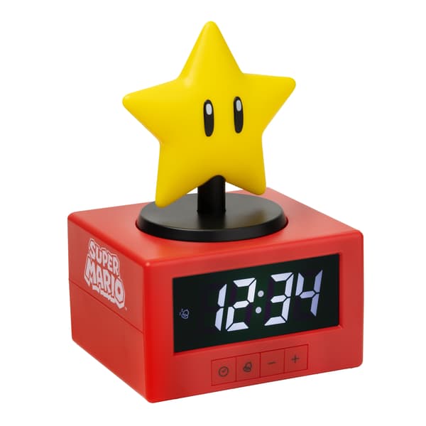 Paladone Super Mario Stjärna väckarklocka