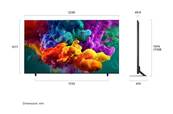 LG 100" QNED87B – 4K Edge Mini-LED TV
