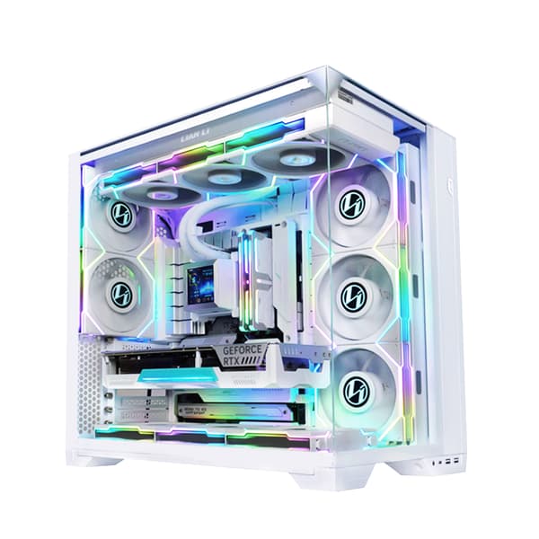 Lian Li O11 Vision Compact ATX-chassi, vit