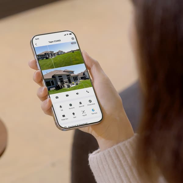 TP-Link Tapo C246D dubbla övervakningskamera för utomhusbruk
