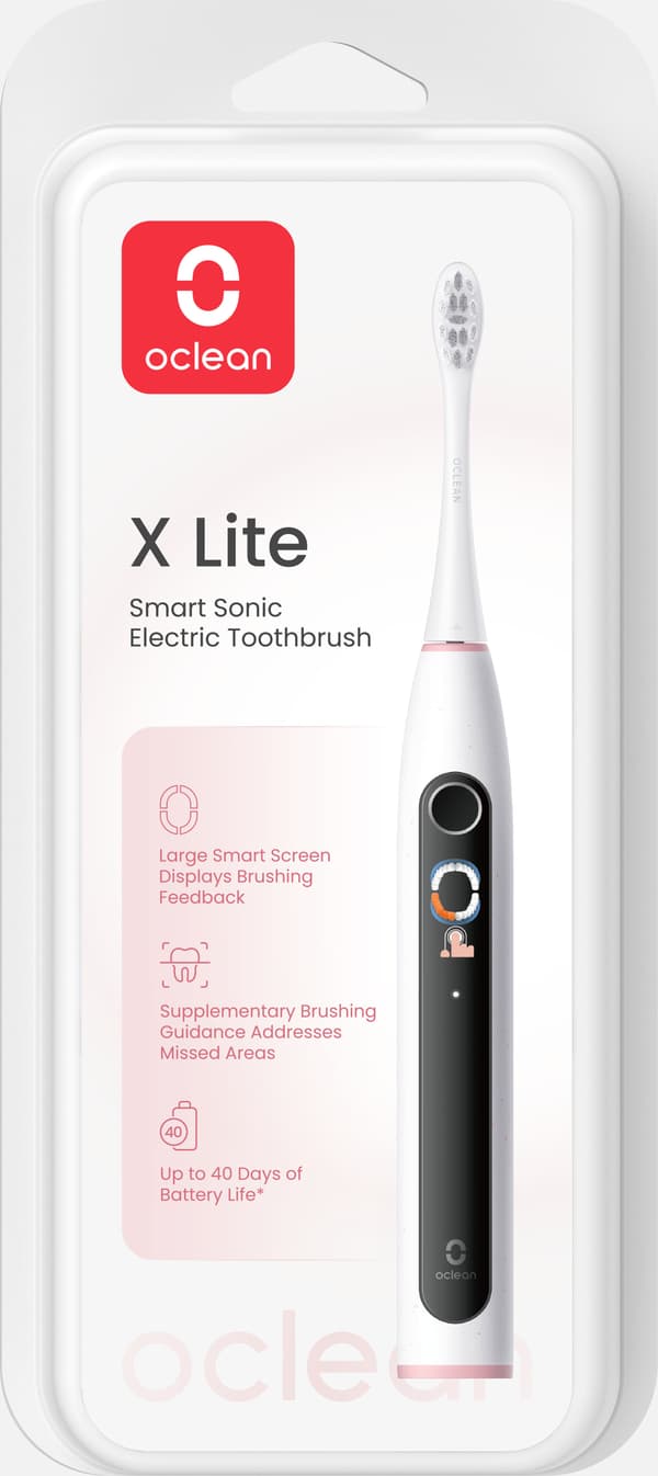 Oclean X Lite Smart Sonic tandborste, grå