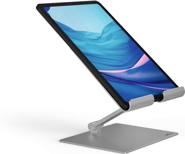 Durable Rise -tabletthållare, silver