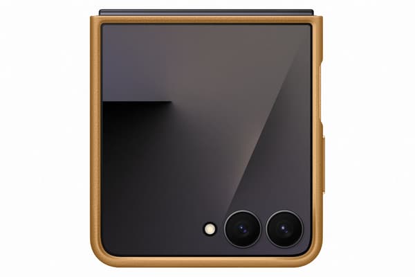 Samsung Z Flip7 Kindsuit Case Camel skyddsfodral